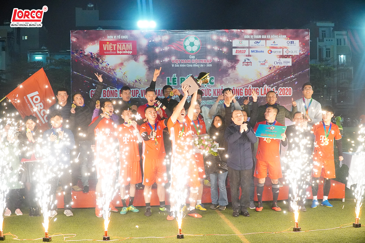 FC LORCA Giành Huy Chương Vàng Giải Bóng Đá Cup Việt Nam Hội Nhập lần 1-2020