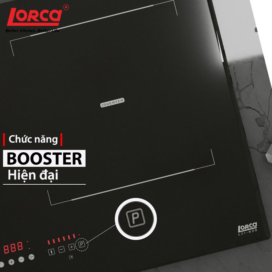 Tìm hiểu về chức năng booster trên bếp từ