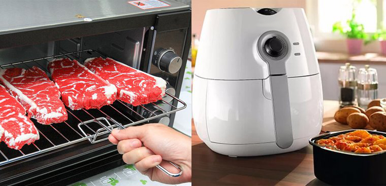 Nồi chiên không dầu và lò nướng khác nhau như thế nào?