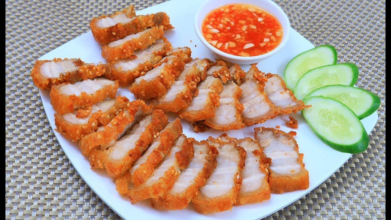 Nướng thịt ba chỉ bằng nồi chiên không dầu vừa nhanh vừa ngon