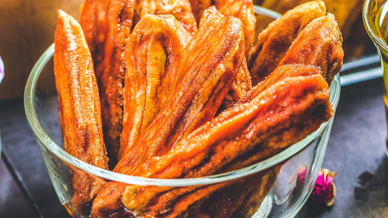 Làm chuối sấy dẻo bằng nồi chiên không dầu ai thử cũng mê