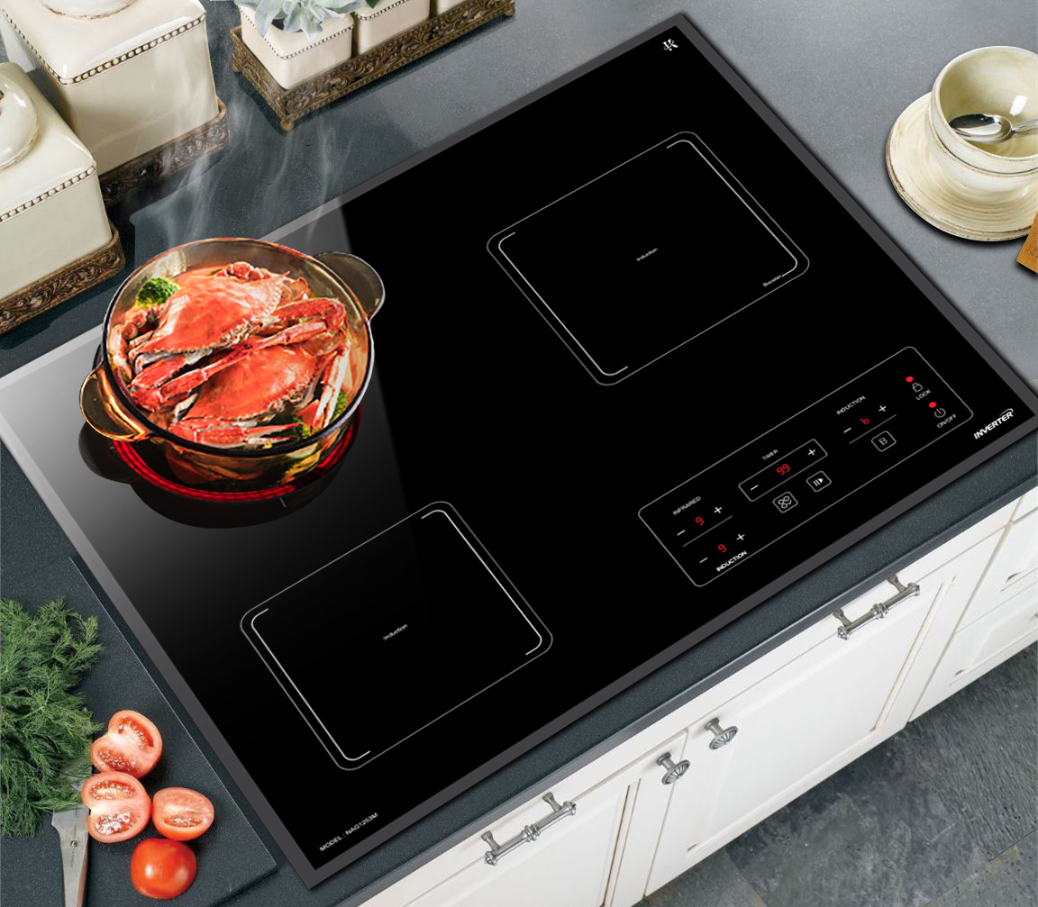 Lưu ý khi mua bếp từ 3 vùng nấu