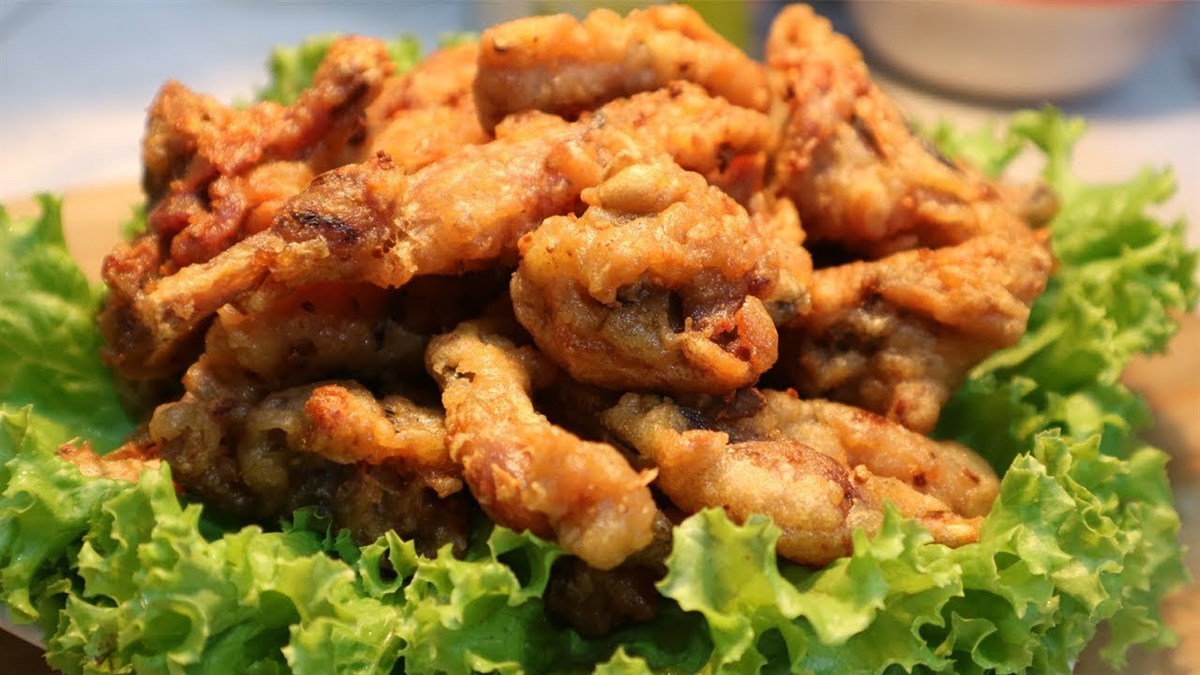 Bắt tay làm đùi ếch chiên bơ tỏi bằng nồi chiên không dầu