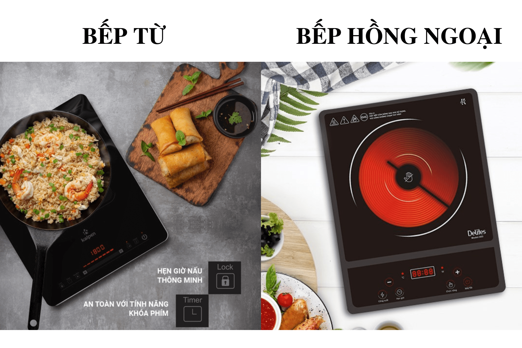 Nên mua bếp từ hay bếp từ hồng ngoại để sử dụng?