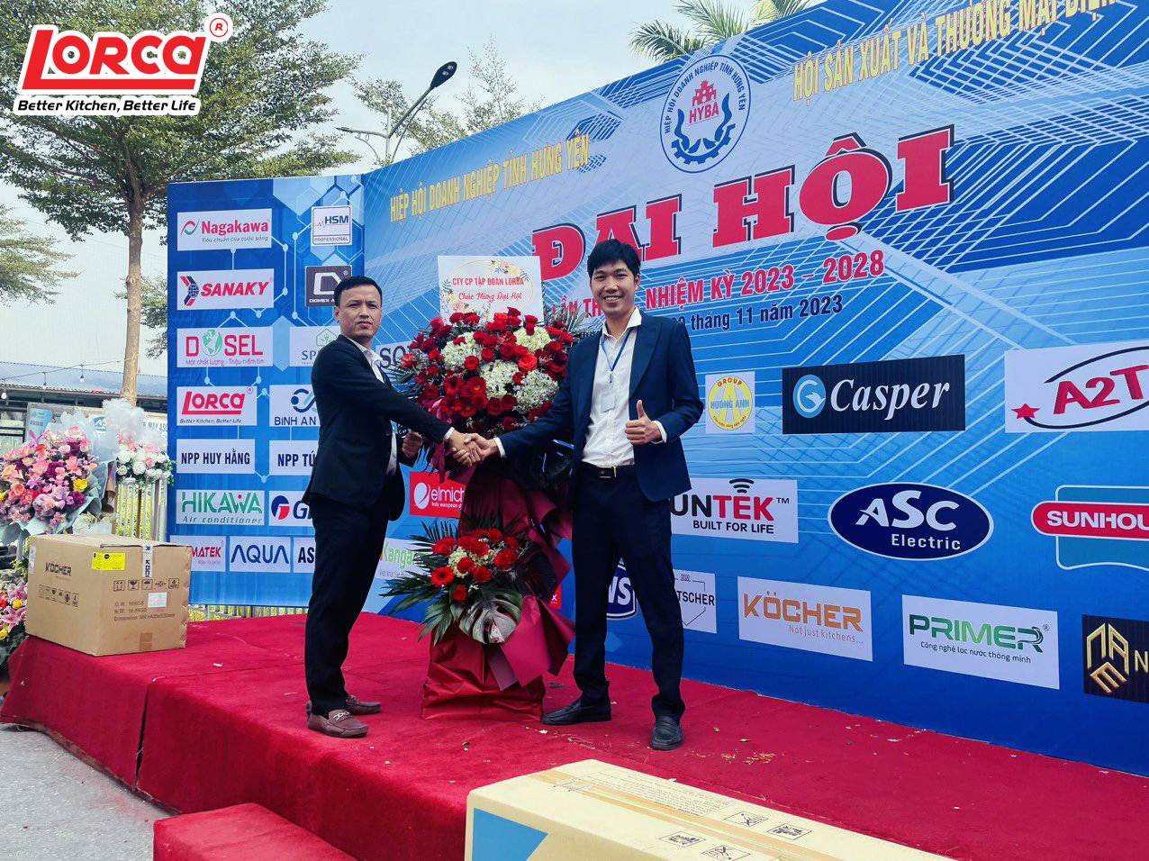 Lorca Việt Nam tham dự và chúc mừng thành công Đại hội sản xuất điện tử- điện lạnh tỉnh Hưng Yên lần thứ 3