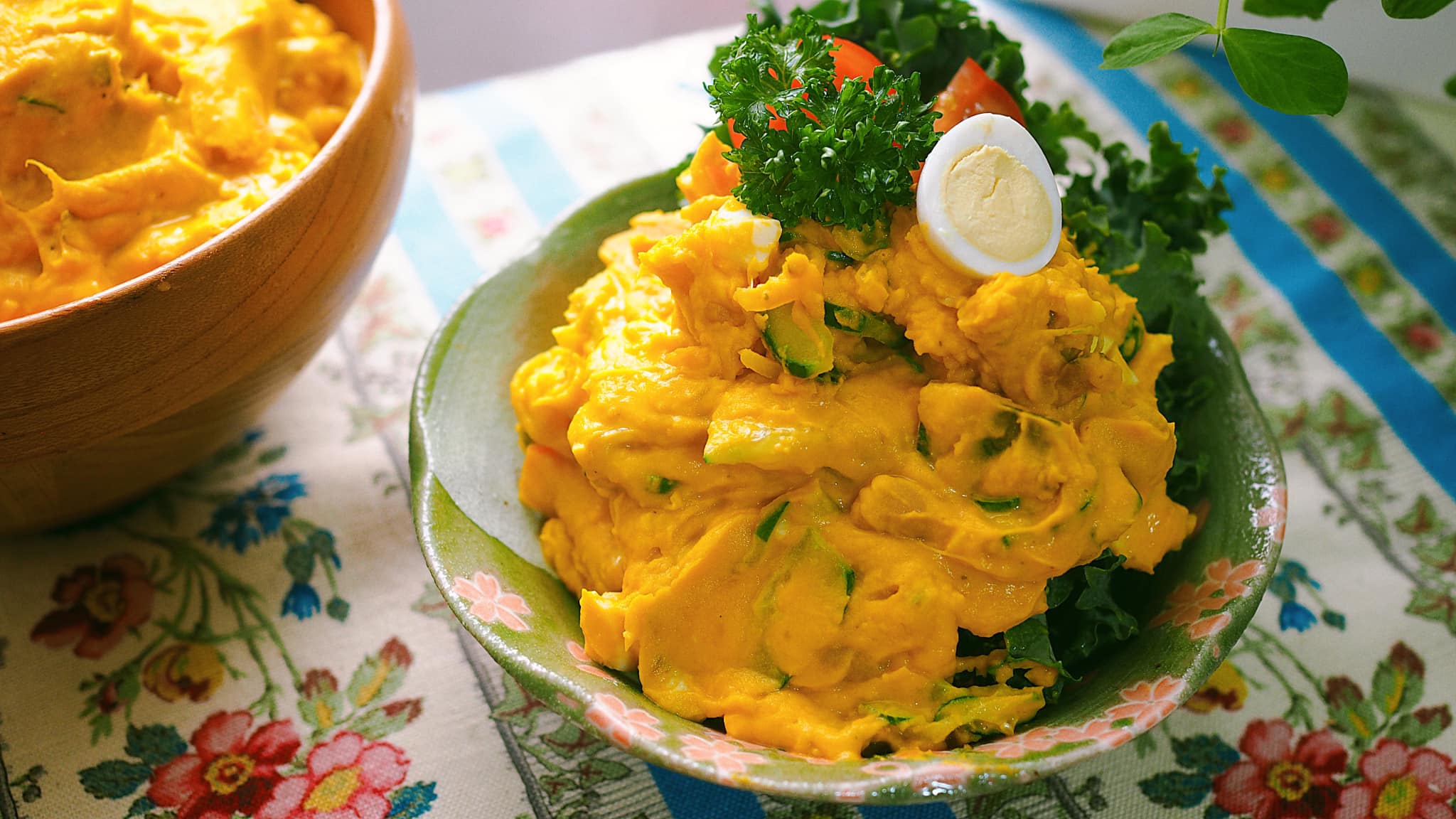 Cách làm salad bí đỏ bổ dưỡng, thanh lọc cơ thể