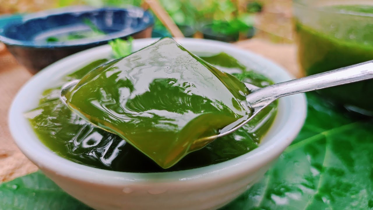 Cách nấu thạch sương sâm tươi cực dễ