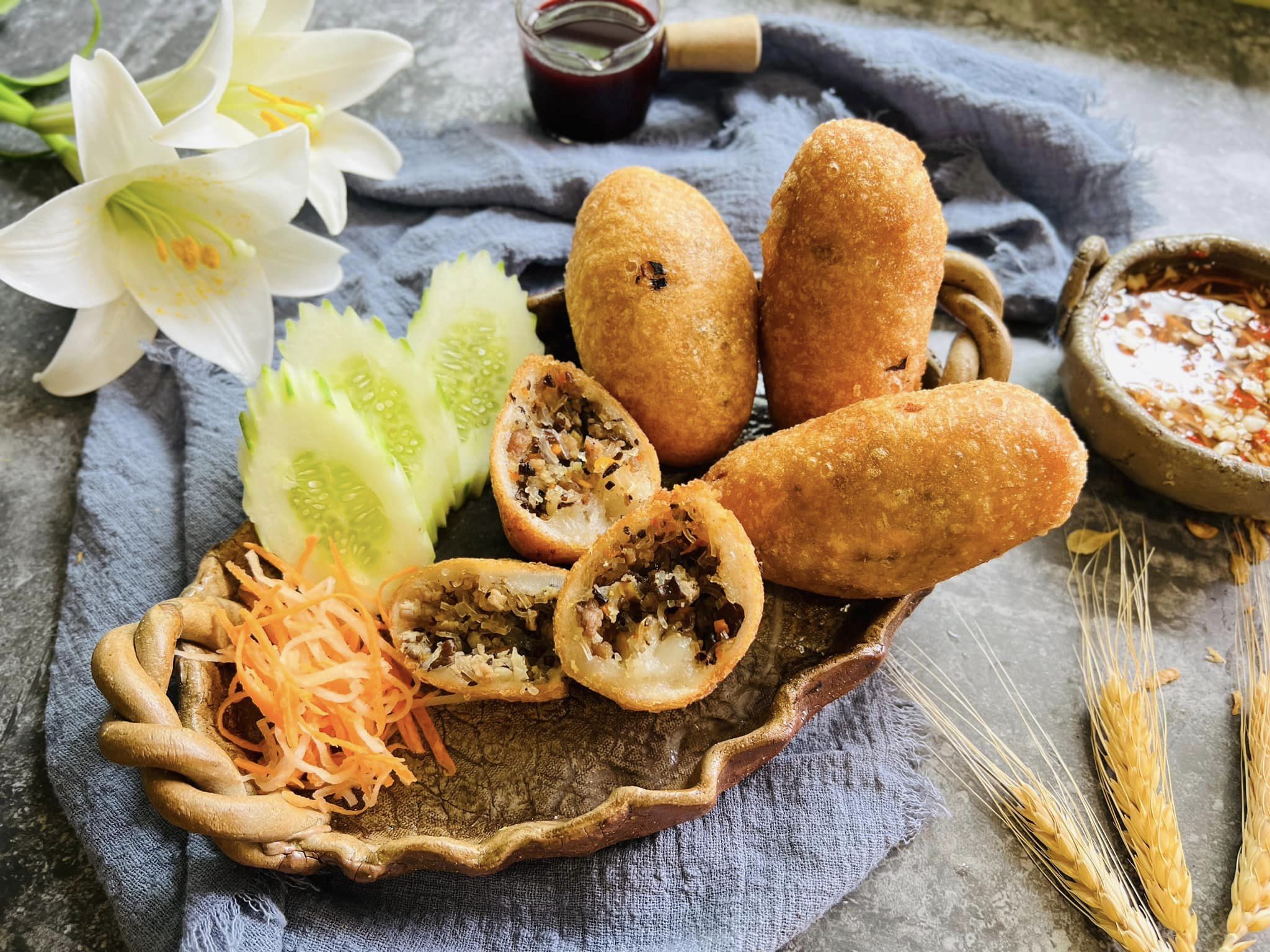 Cách làm bánh rán mặn ngon, cực đơn giản