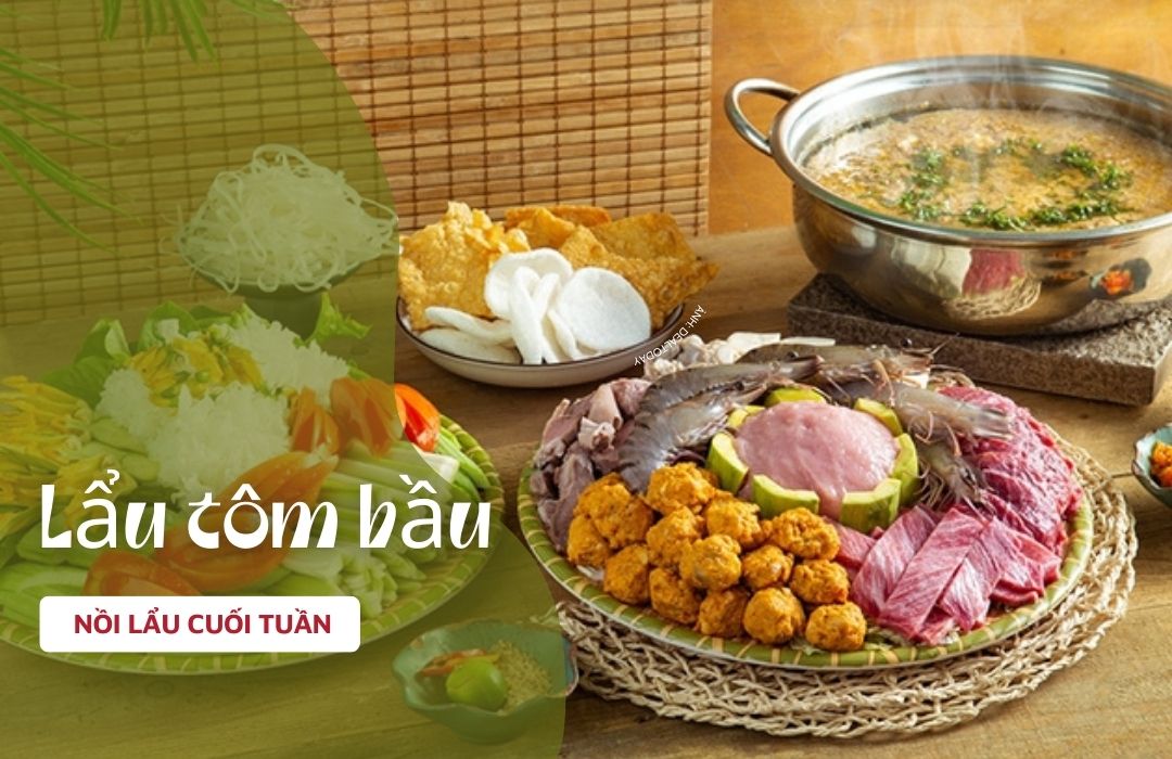 Vào bếp học cách làm lẩu tôm bầu ngọt mát