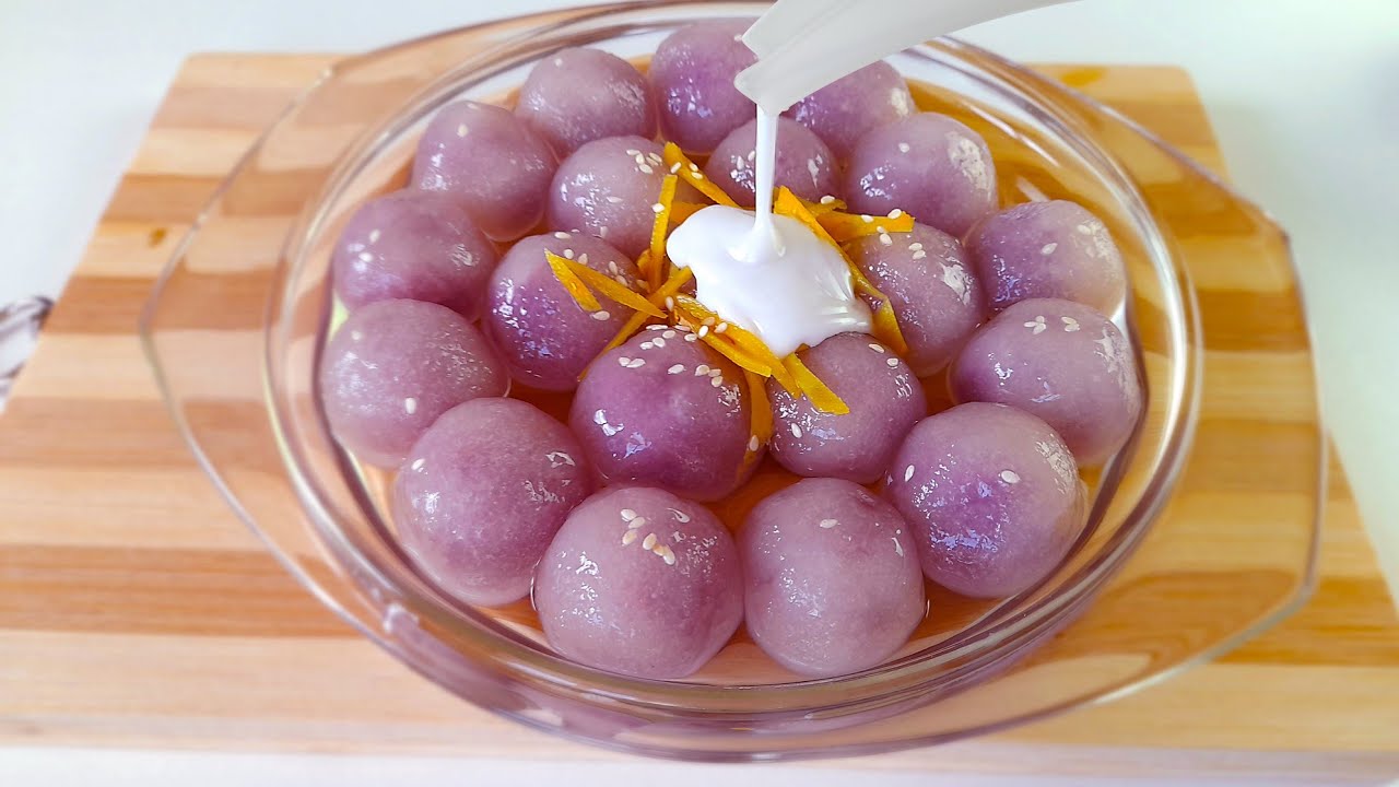 cách làm trân châu bằng bột sắn dây