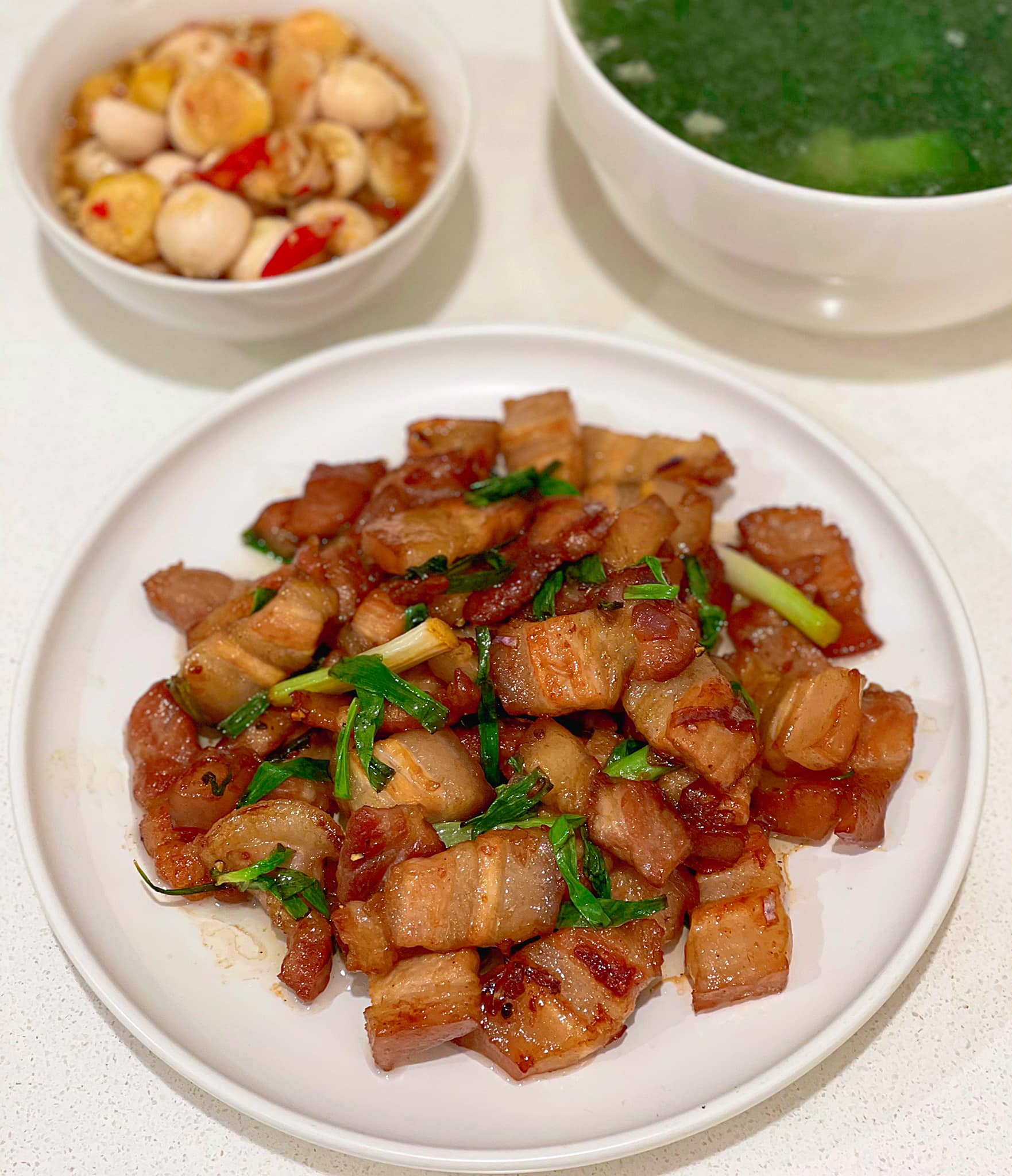 Cách làm thịt ba chỉ rang cháy cạnh chuẩn vị