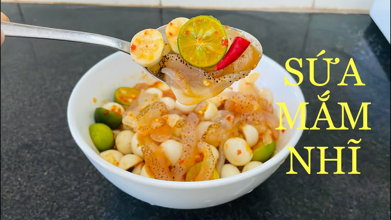 Cách làm sứa ngâm mắm nhĩ cà pháo cực ngon