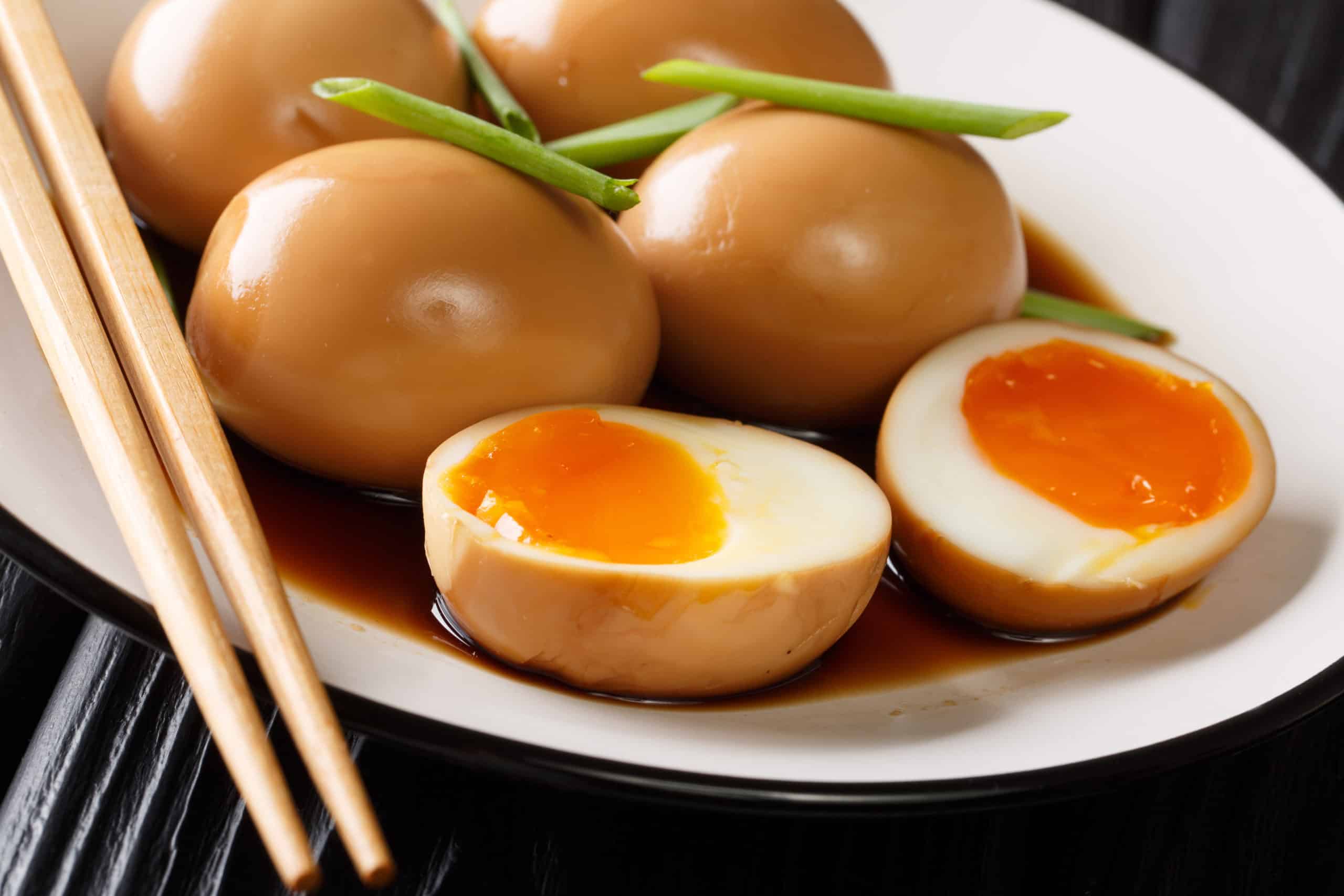 Cách làm trứng ngâm nước tương cực ngon hao cơm