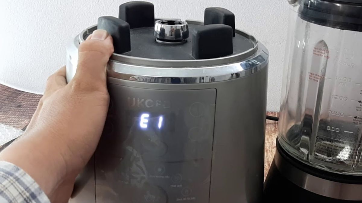 Cách sửa lỗi E1 trên máy làm sữa hạt