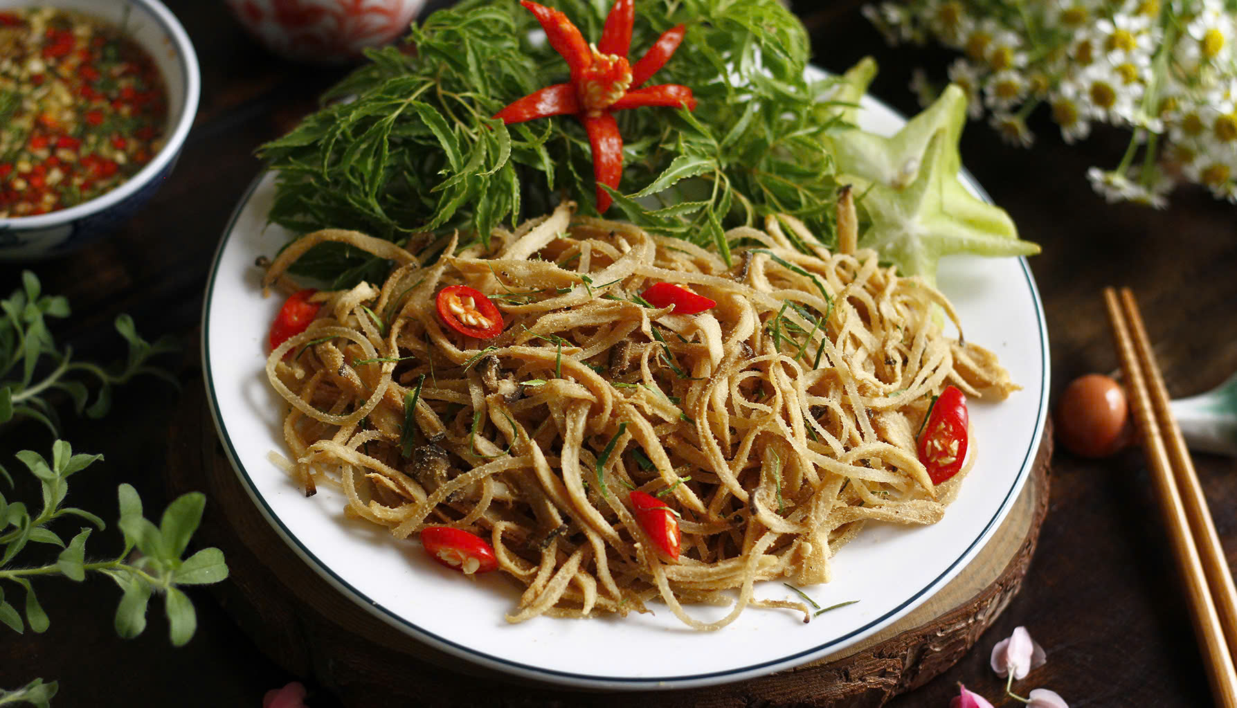 Cách làm nem thính chay đơn giản với 2 bước