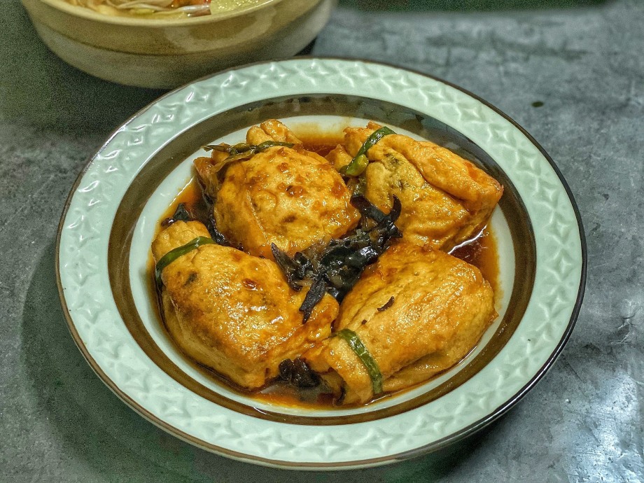 Cách làm đậu hũ bao bố chay cho ngày rằm tháng 7