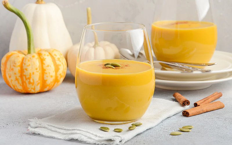 Cách nấu sữa bí đỏ hạt điều bổ dưỡng