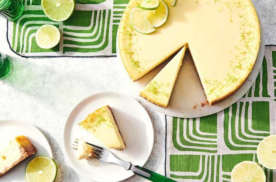 Cách làm bánh cheese cake chanh xanh đơn giản