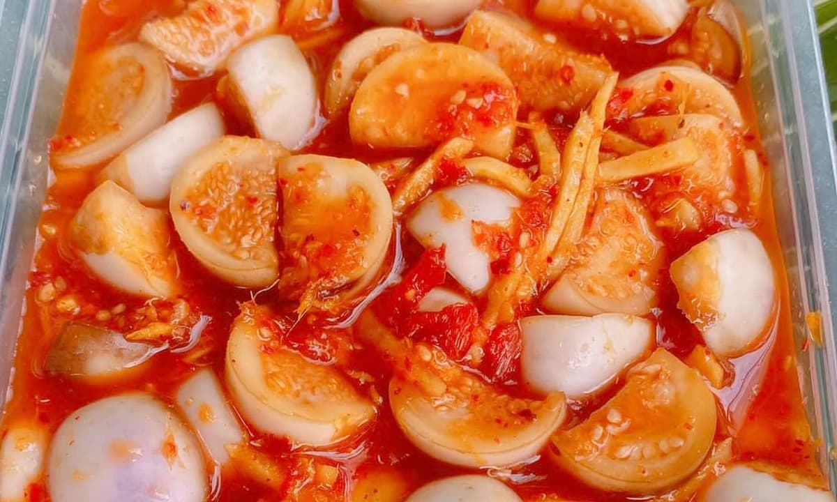 Cách làm cà pháo dầm cay giòn ngon hấp dẫn