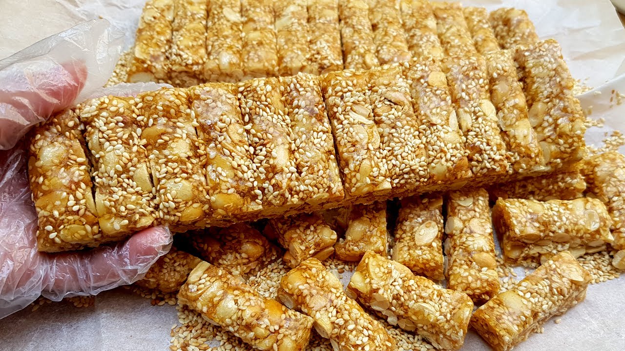 Cách làm kẹo lạc truyền thống giòn tan