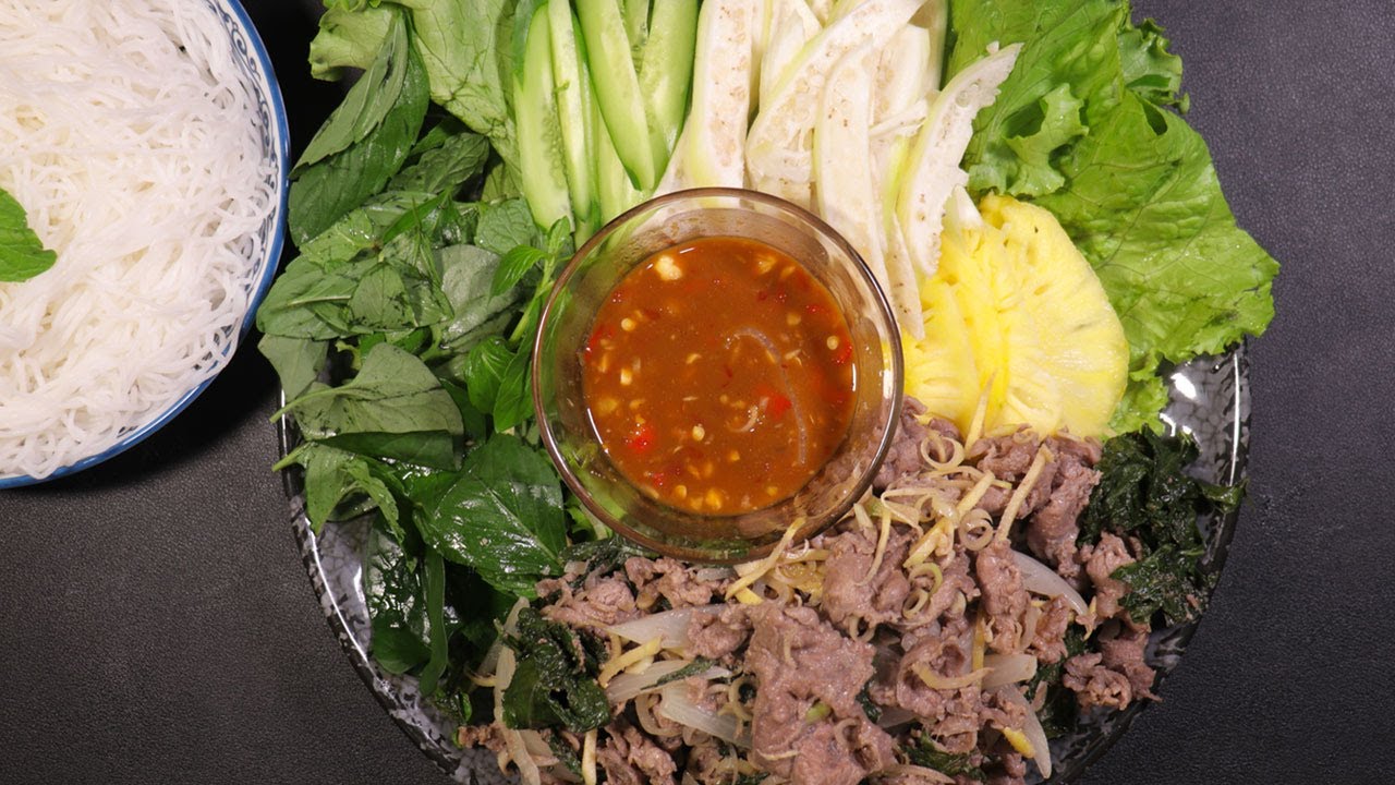 Cách làm bê hấp tía tô đổi vị cơm nhà