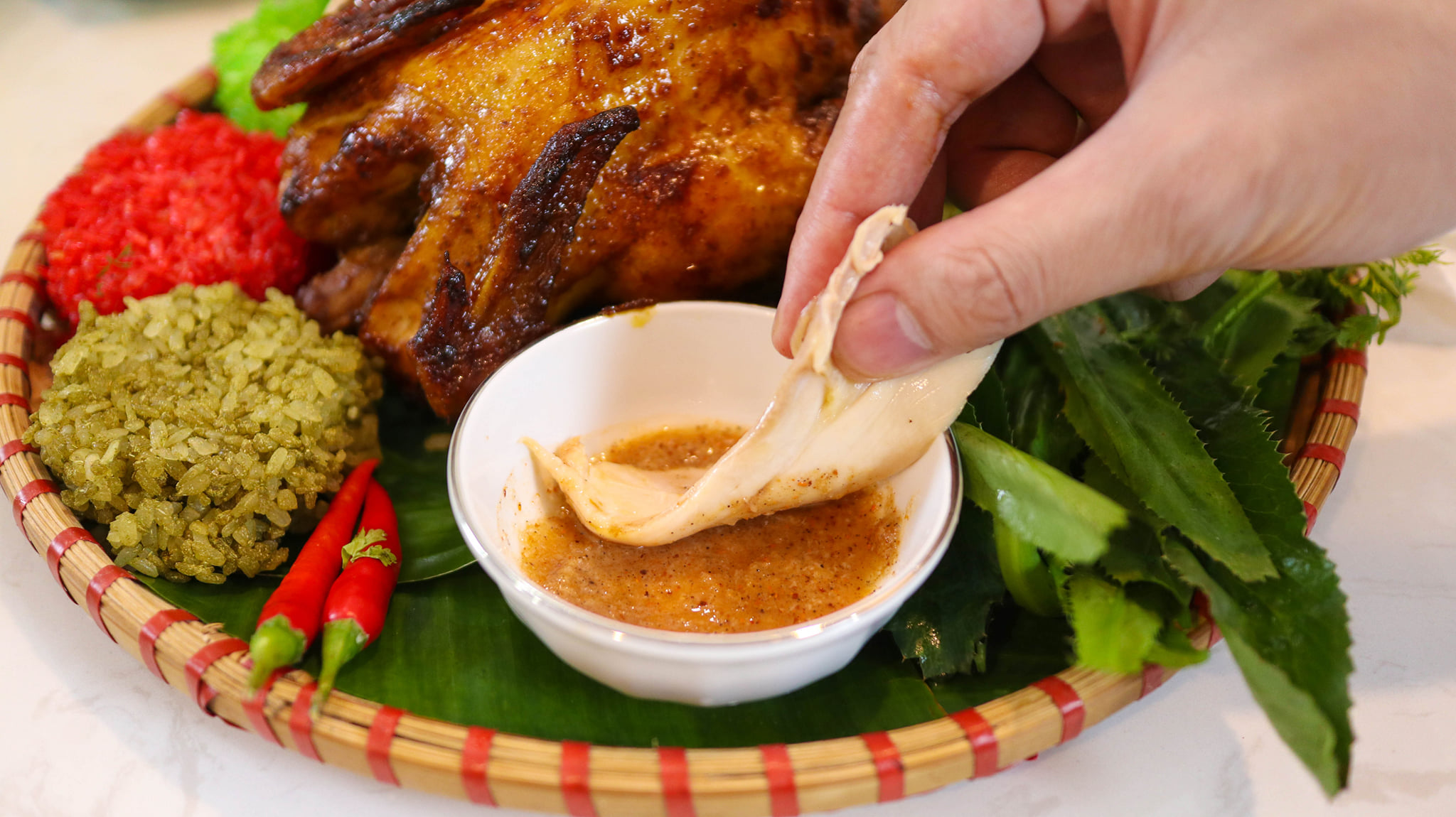 Cách làm gà nướng mật ong bằng nồi chiên không dầu