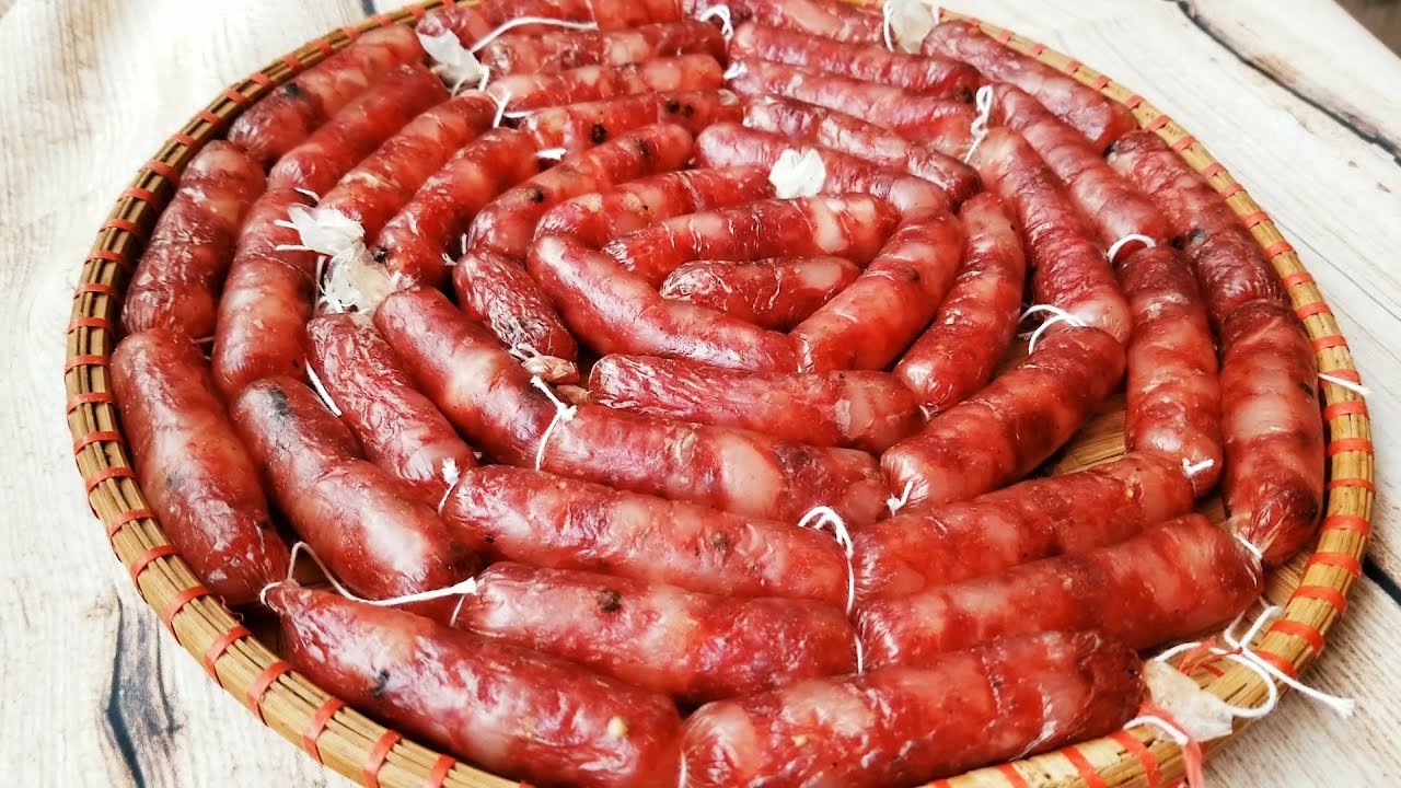Cách làm lạp xưởng đón Tết
