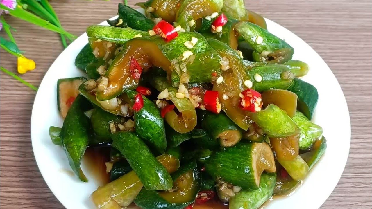 Cách làm dưa leo ngâm nước tương giòn ngon cực dễ