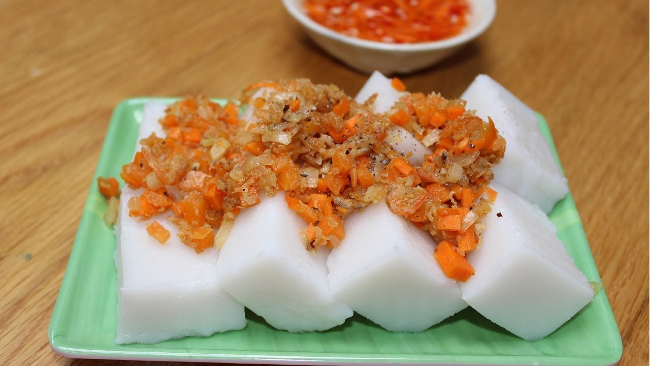 Cách làm bánh đúc mặn chuẩn vị người Hoa tại nhà
