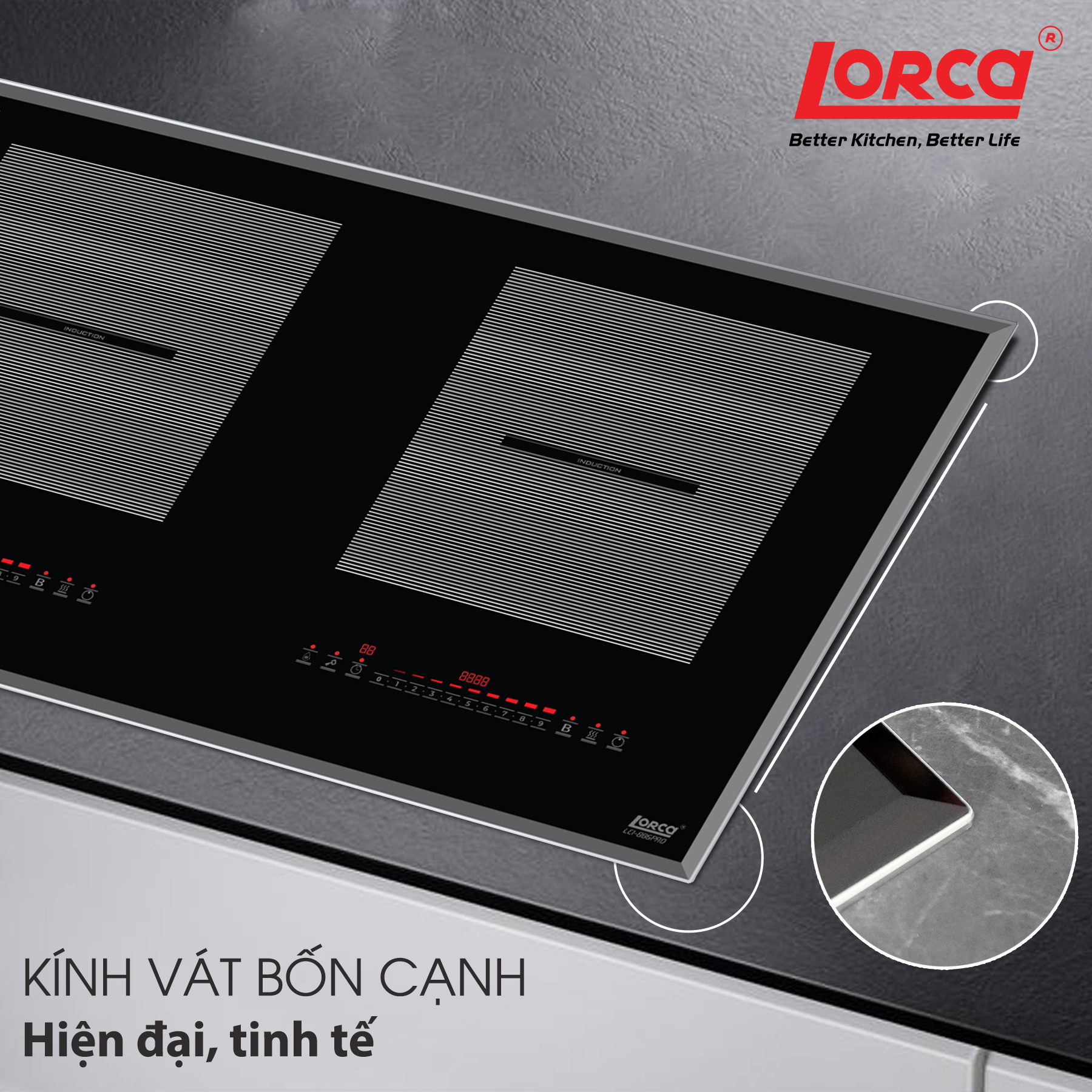 Mua Bếp Từ Hà Nam Hãng LORCA An Toàn Tiết Kiệm 35% Điện Năng