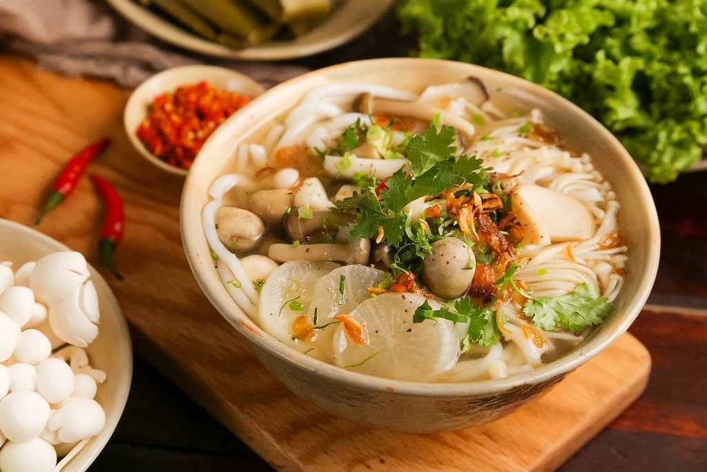 Cách làm bánh canh chay thơm ngon, bổ dưỡng cho gia đình