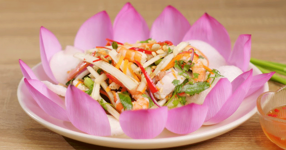Cách làm gỏi ngó sen tôm thịt giòn ngon, thanh mát cho ngày hè