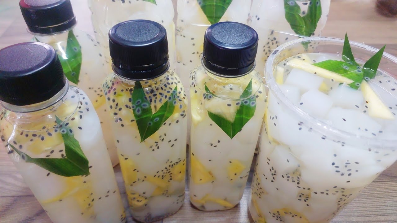 Cách nấu thạch dừa thô giòn ngon, hết mùi chua khó chịu