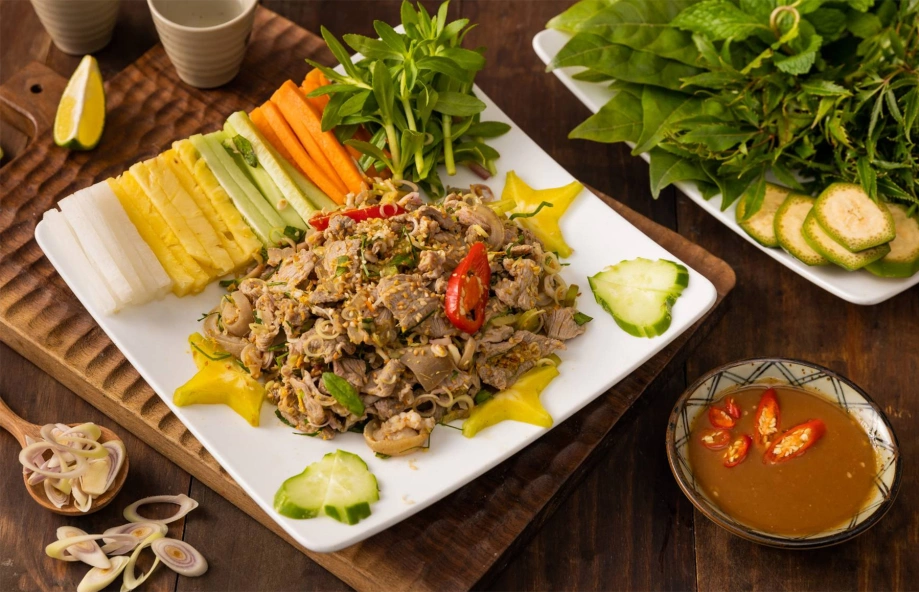 Cách làm dê tái chanh chuẩn vị, không hôi