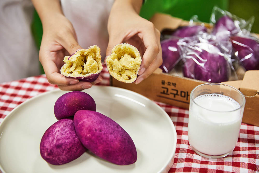 Cách làm bánh khoai lang phô mai Hàn Quốc tạo hình củ khoai lang siêu hot