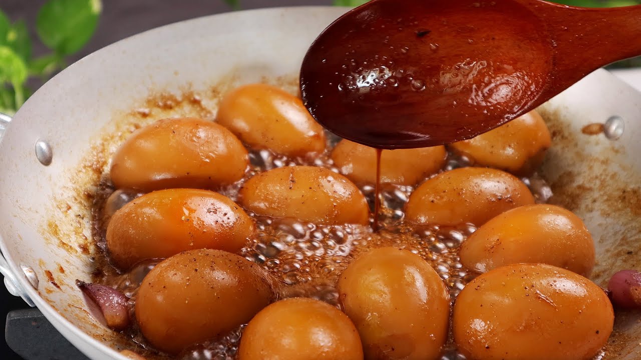 Cách làm món trứng kho xì dầu thơm béo, đậm đà hương vị