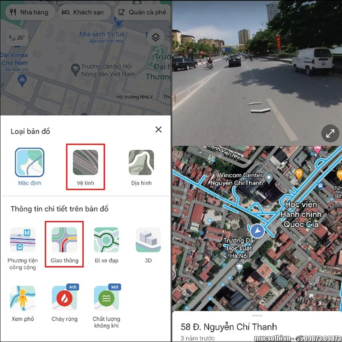 Hướng dẫn cách xem nhà trên GG Maps