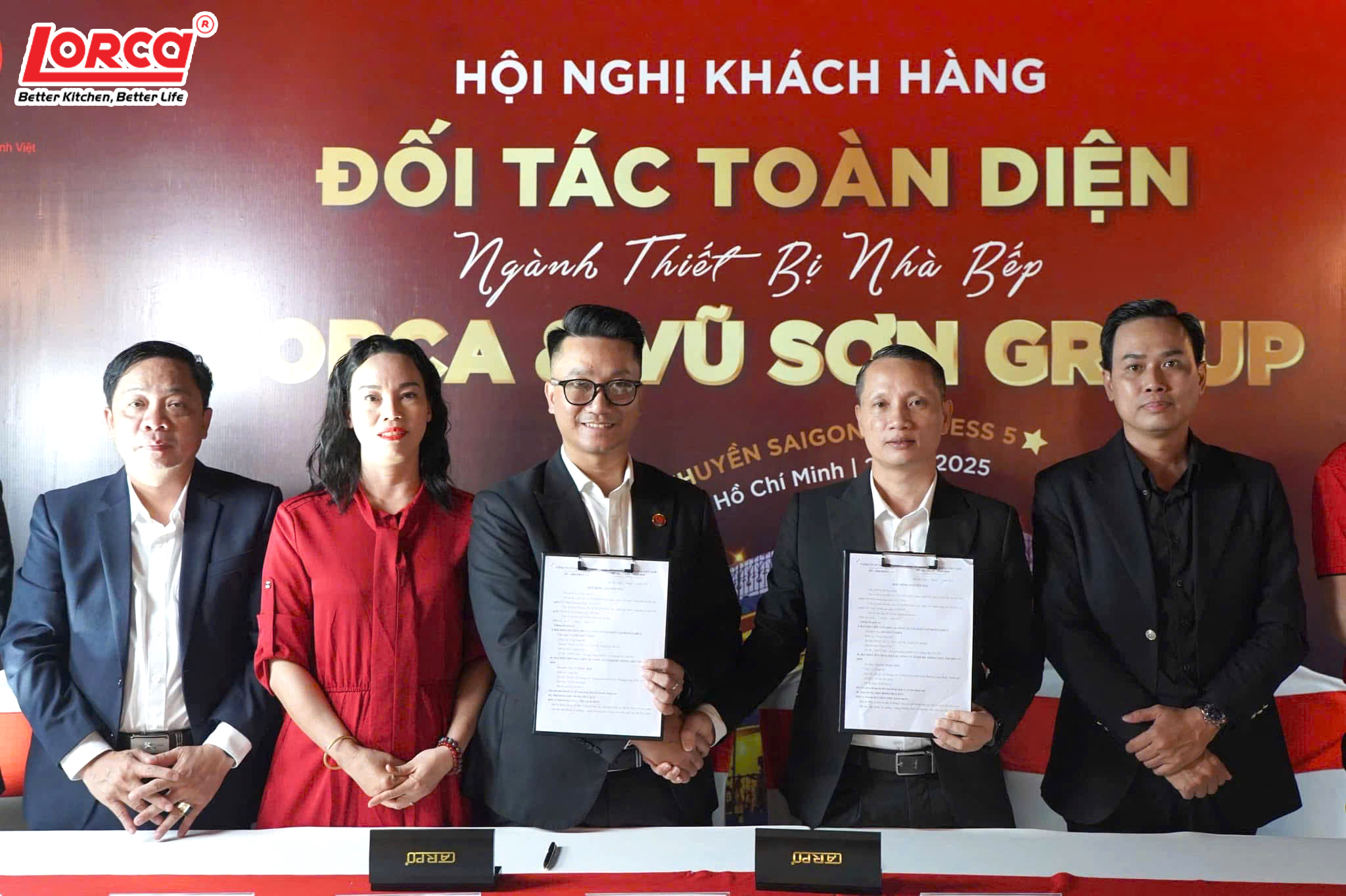 LỄ KÝ KẾT HỢP TÁC CHIẾN LƯỢC GIỮA LORCA VÀ HỆ THỐNG SIÊU THỊ BẾP VŨ SƠN THÁNG 06/2025 TẠI TP. HỒ CHÍ MINH