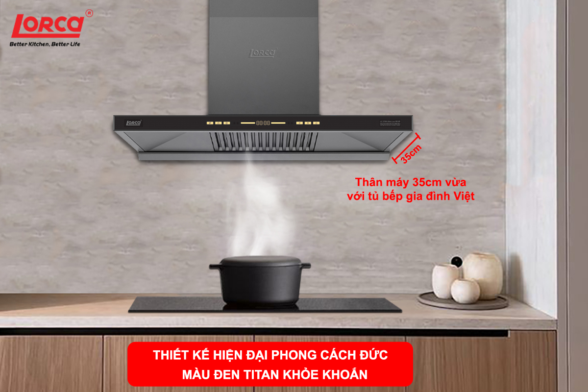 Máy Hút Mùi Bếp Độ Ồn Chỉ 45dB Giá Tốt Cho Mọi Gia Đình